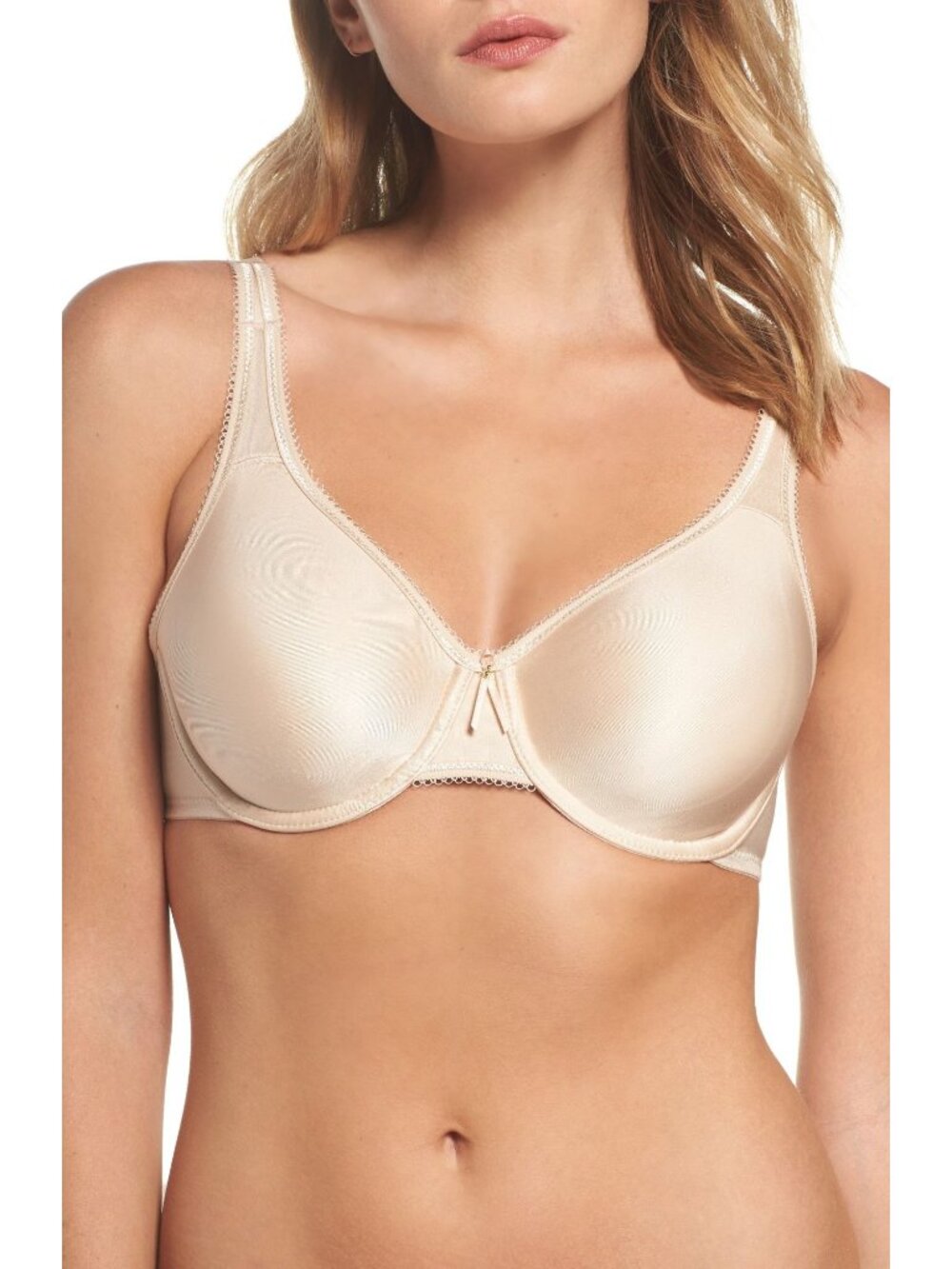 🆕WACOAL Basic Beauty Full Non-padded Seamless Underwire Bra 38D Beige #855192